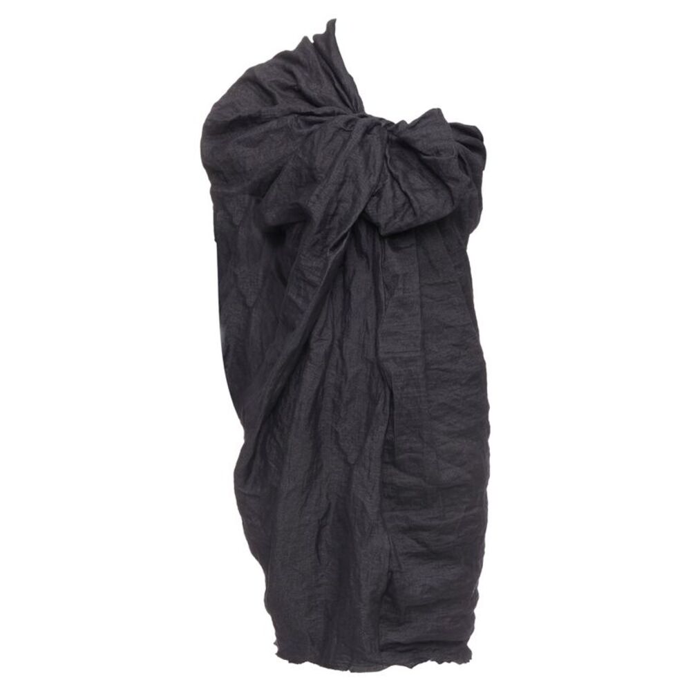 Lanvin 2011 One Shoulder Bow Mini Dress